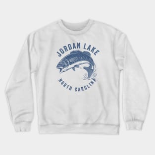 Jordan Lake Reservoir North Carolina Crewneck Sweatshirt